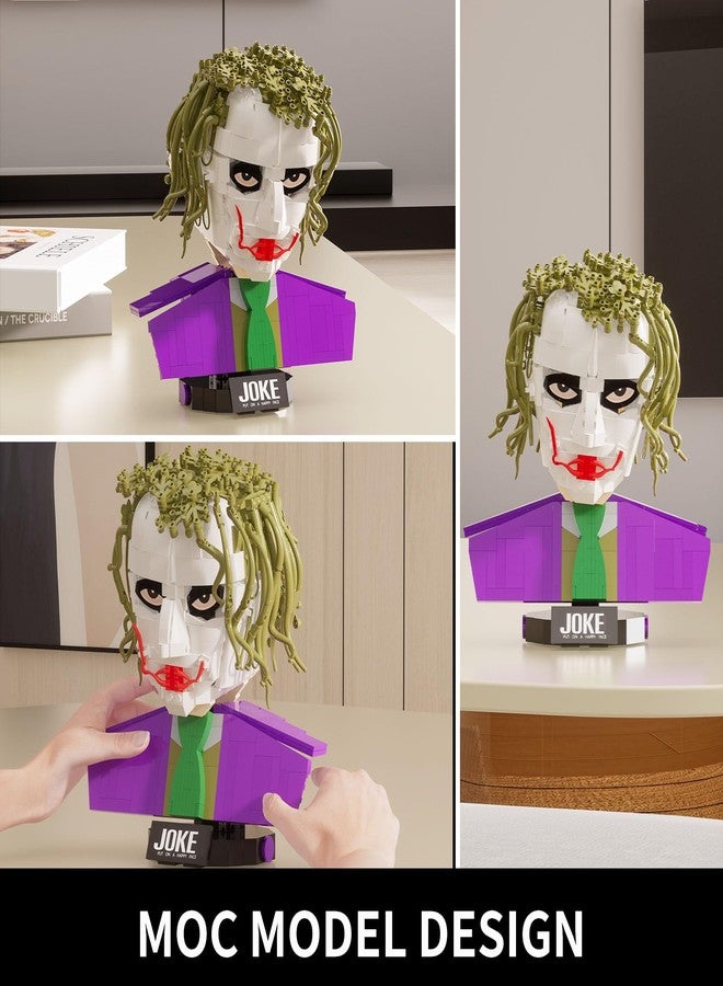 TOY PLAYER Clown Prince of Crime Building Set, Compatible with Lego for Adults, Display Collectible Decoration Set for Joke Avid Fans - Image 4